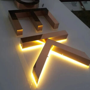 Stanlessteel Letter Backlit